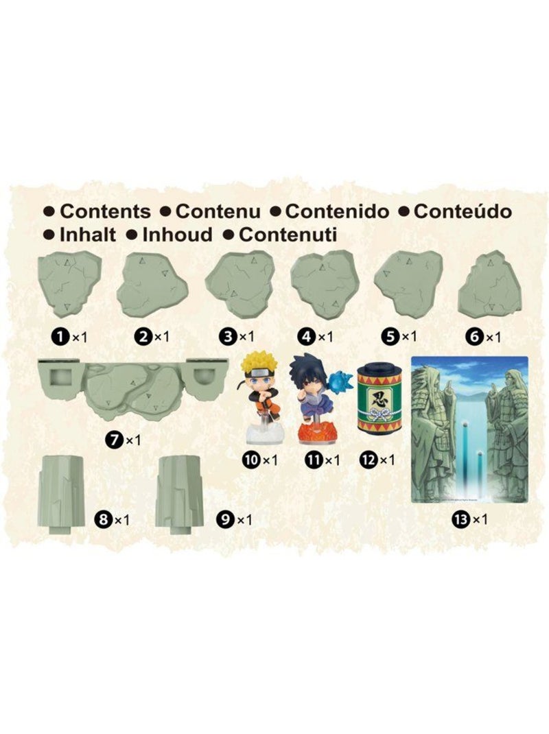 Naruto shippuden naruto vs sasuke - jeu de duel - epoch games - combat - 2 figurines N/A - Kiabi