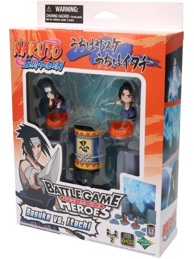 Naruto shippuden sasuke vs itachi - jeu de duel - epoch games - combat - 2 figurines Orange - Kiabi