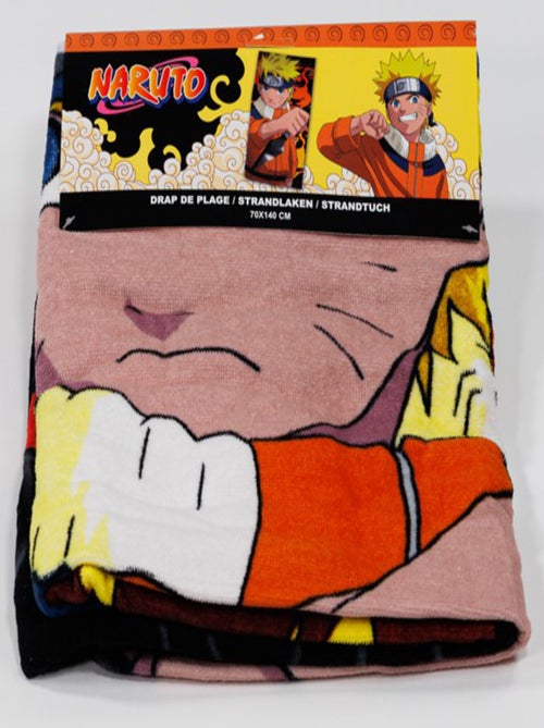 Naruto Shippuden, Serviette de Bain Enfant Imprimé 100% Coton, UZUMAKI - Kiabi