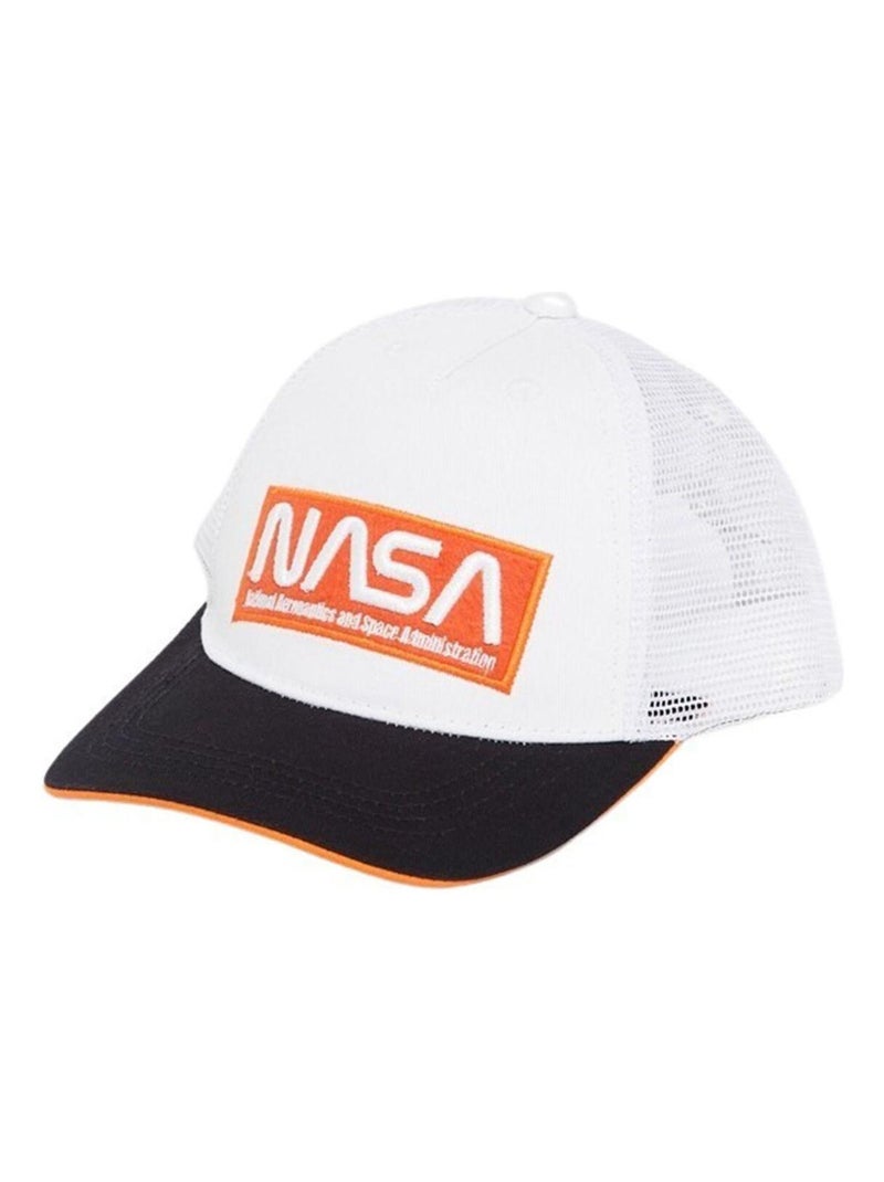 Nasa - Casquette imprimé logo en coton Blanc - Kiabi