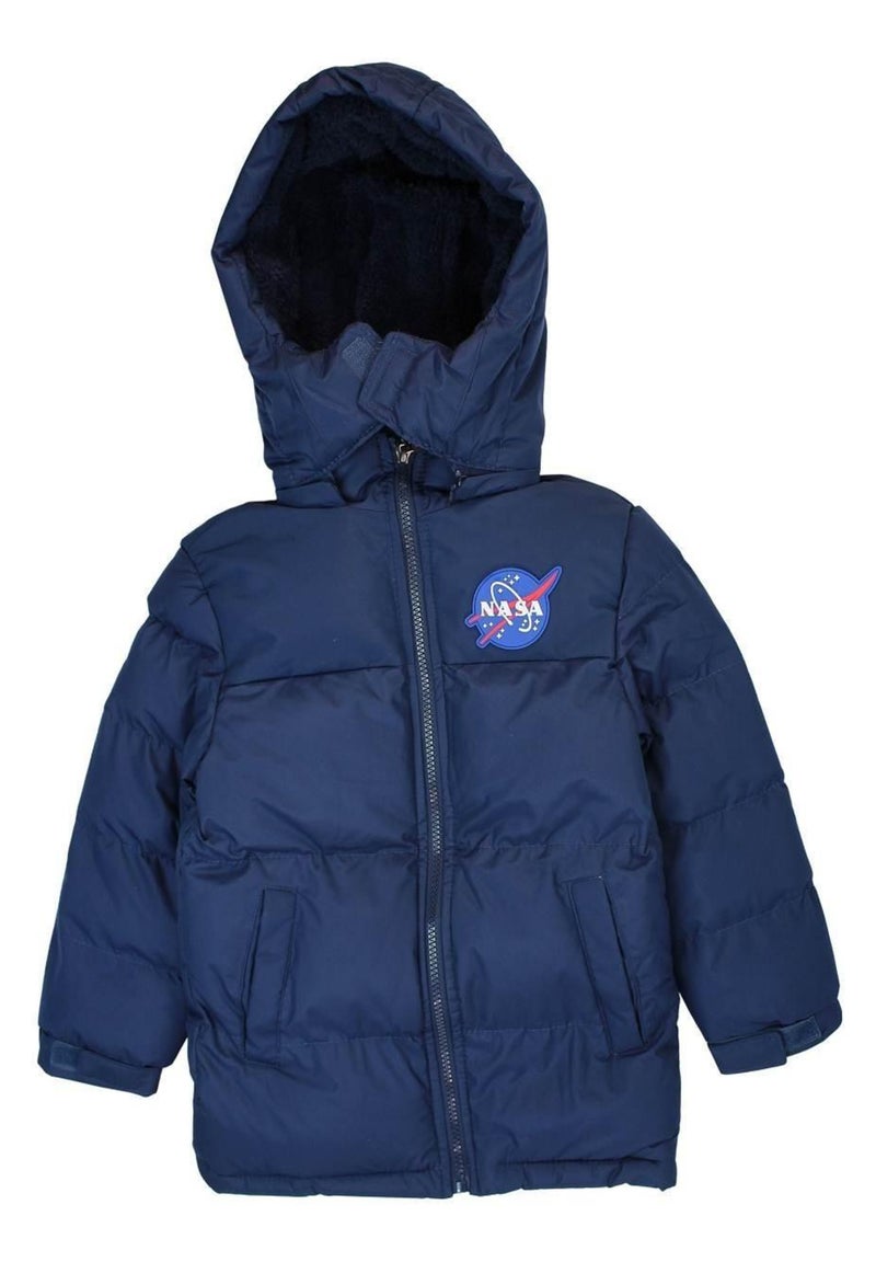 Nasa - Doudoune homme imprimé logo Bleu marine - Kiabi