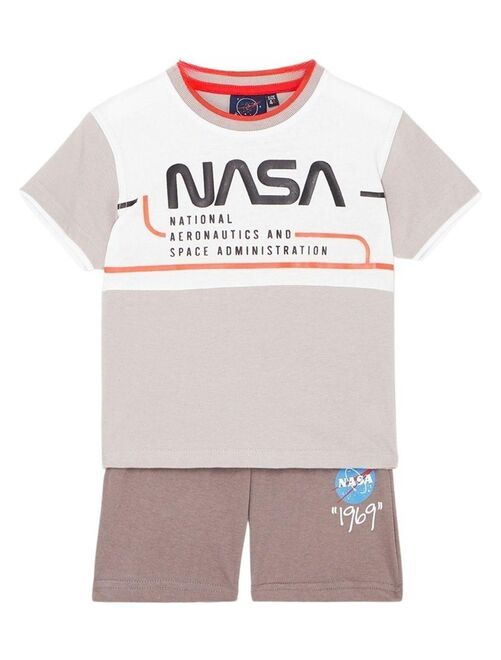 Nasa - Ensemble ​​T-shirt bermuda garçon Imprimé Logo - Kiabi