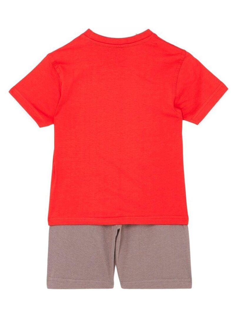 Ensemble bermuda et chemise avec nœud papillon bébé Régate