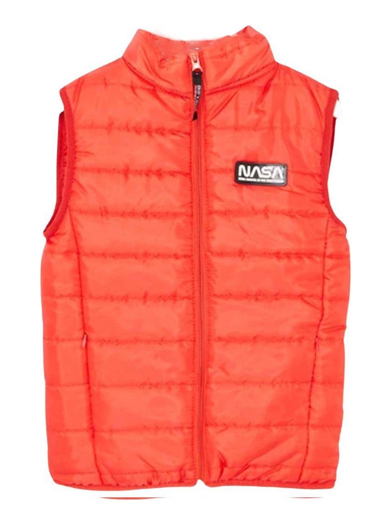 Nasa - Parka homme imprimé logo Rouge - Kiabi