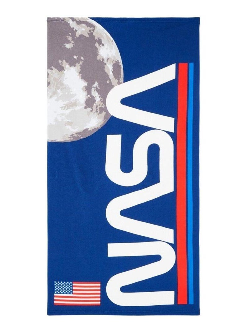 Nasa - Serviette garçon imprimé Nasa Bleu - Kiabi