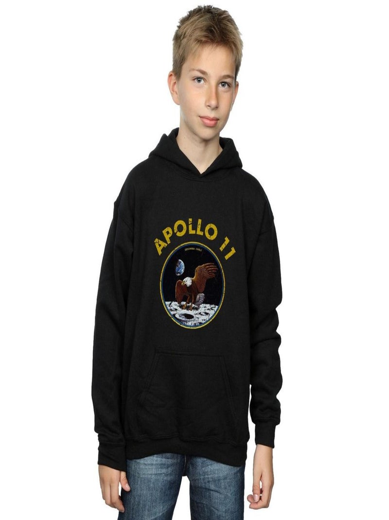 NASA - Sweat à capuche APOLLO Noir - Kiabi