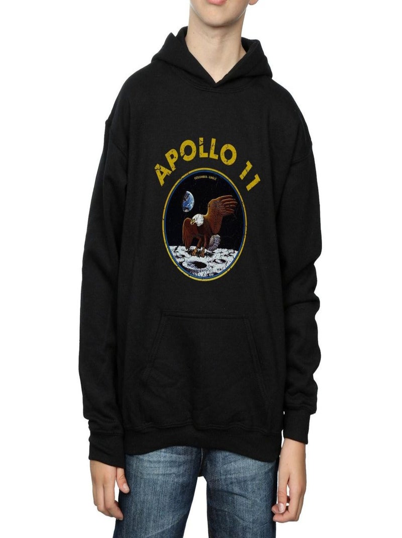 NASA - Sweat à capuche APOLLO Noir - Kiabi