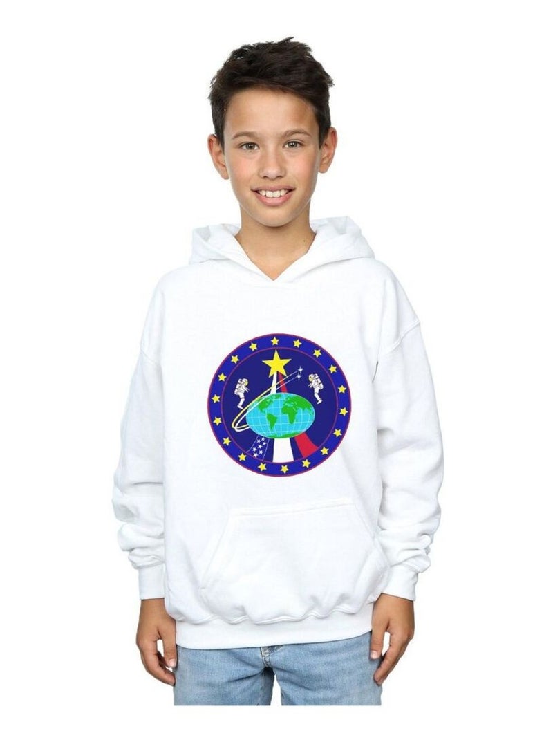 NASA - Sweat à capuche Blanc - Kiabi