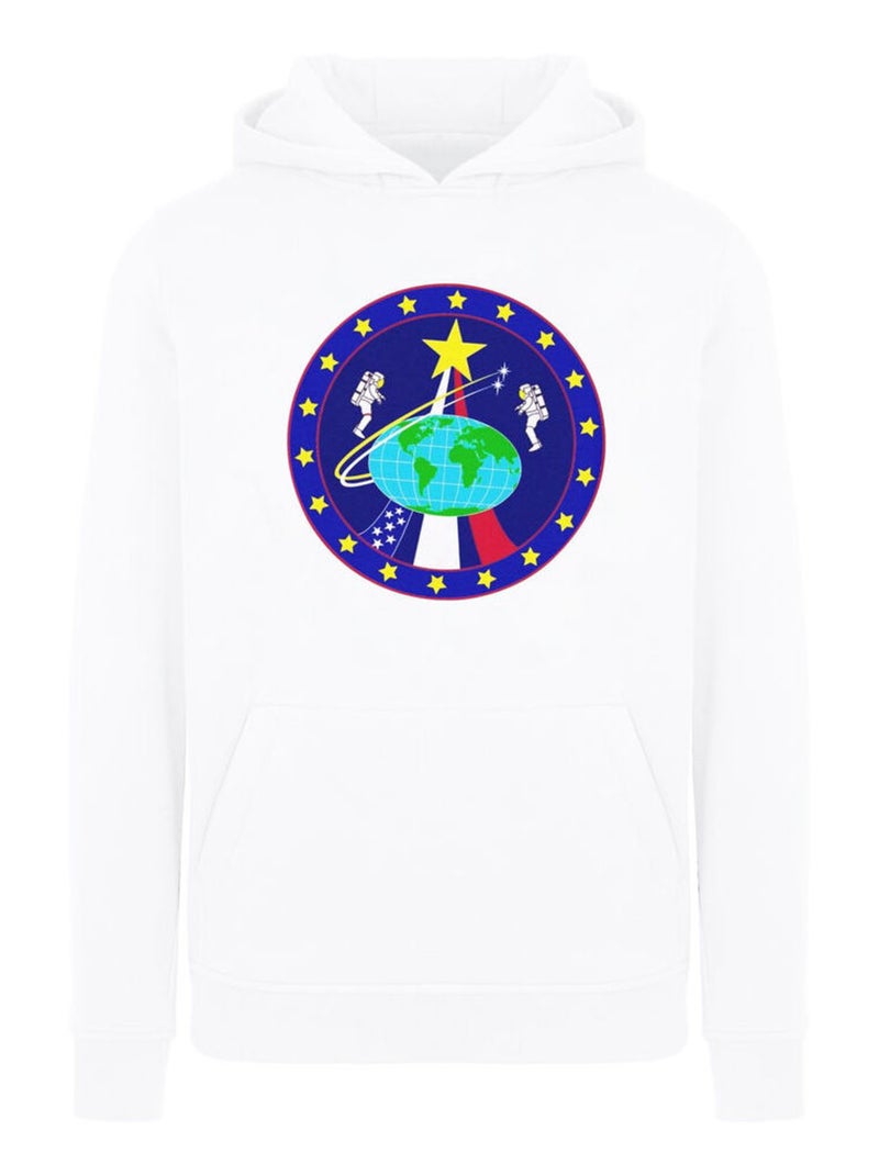 NASA - Sweat à capuche Blanc - Kiabi