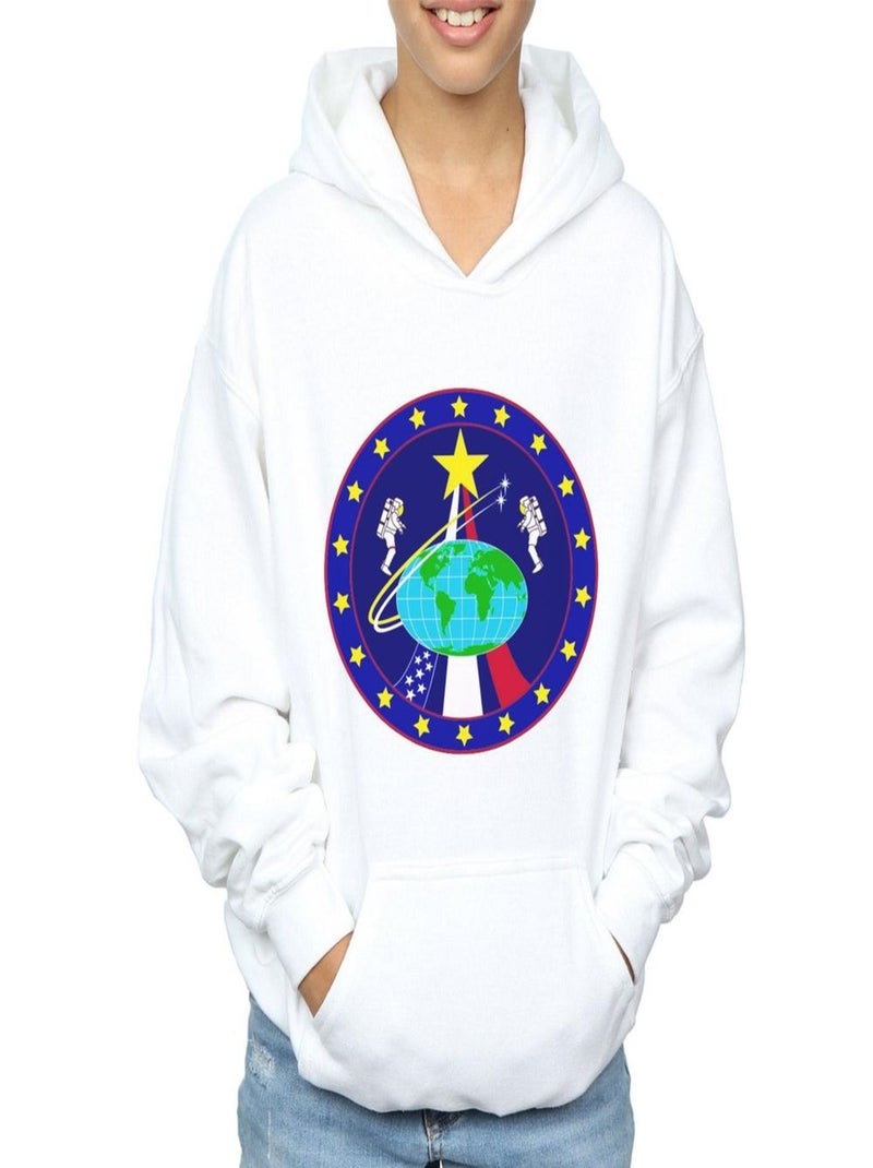 NASA - Sweat à capuche Blanc - Kiabi