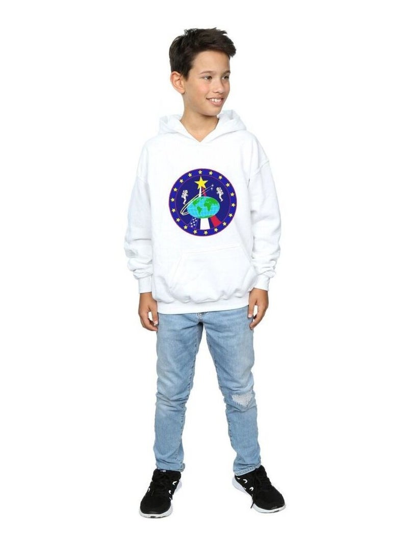 NASA - Sweat à capuche Blanc - Kiabi
