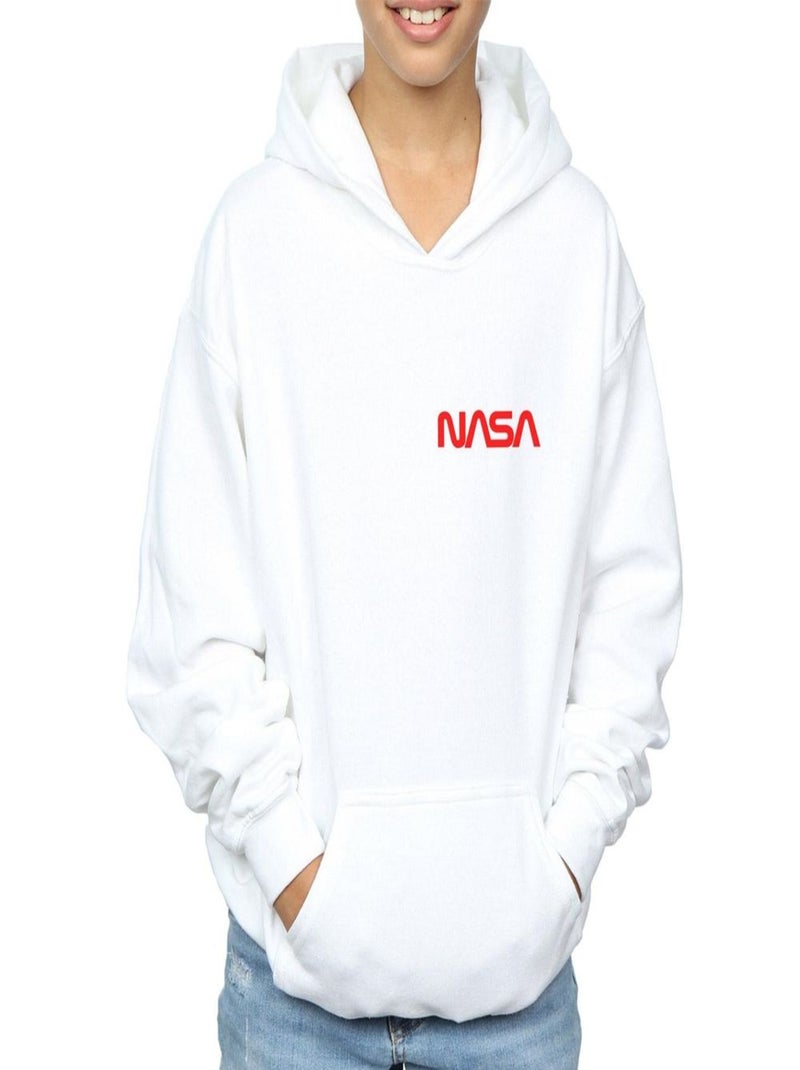 NASA - Sweat à capuche Blanc - Kiabi