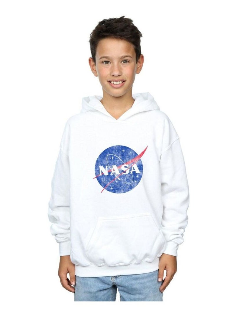 NASA - Sweat à capuche Blanc - Kiabi