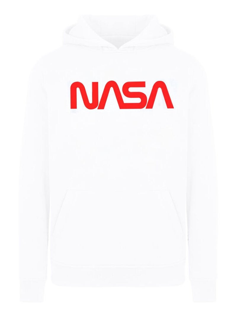 NASA - Sweat à capuche Blanc - Kiabi