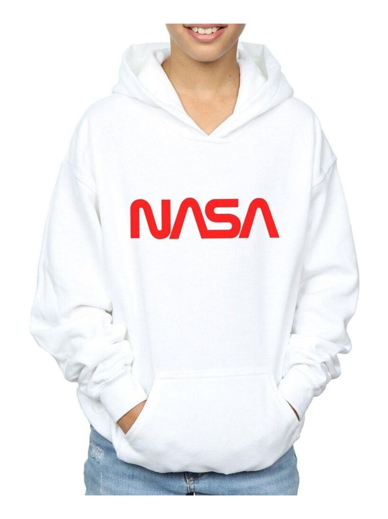 NASA - Sweat à capuche Blanc - Kiabi