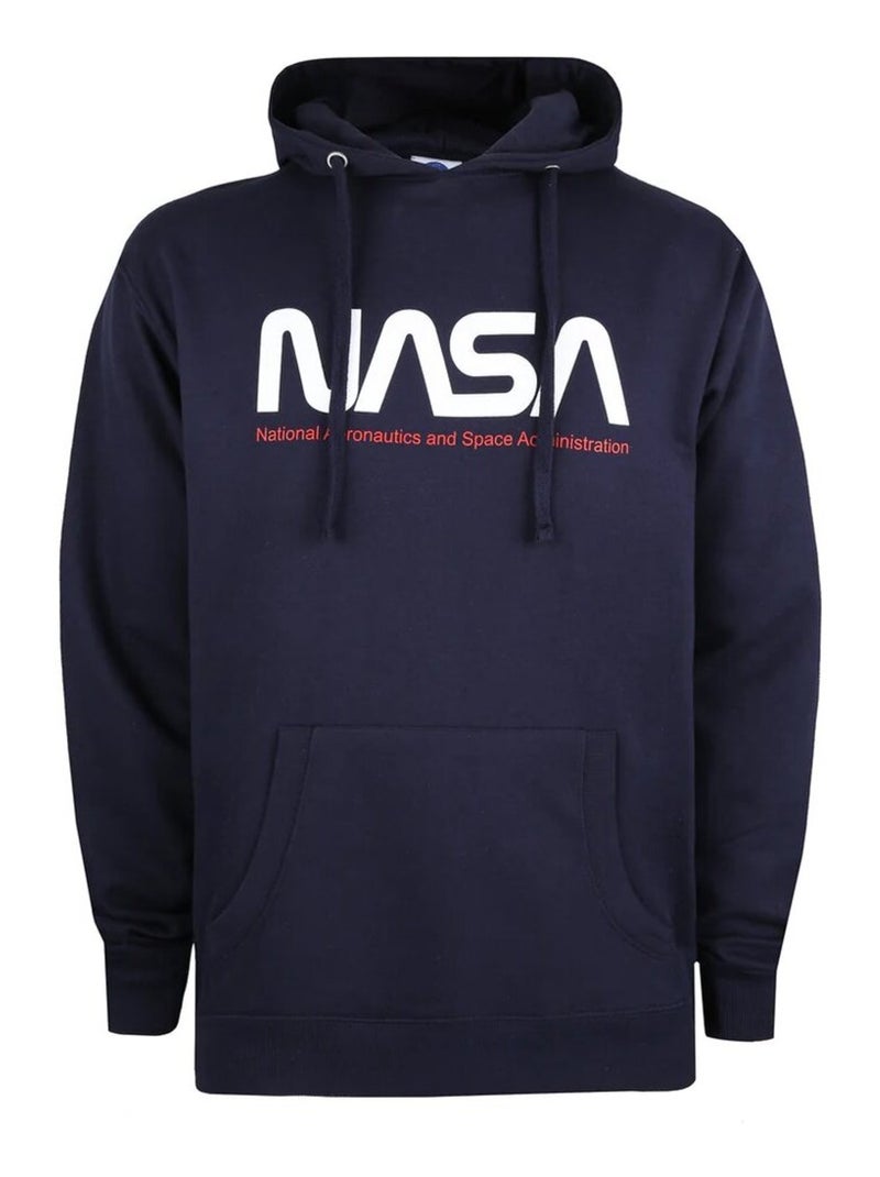 NASA - Sweat à capuche Bleu marine - Kiabi