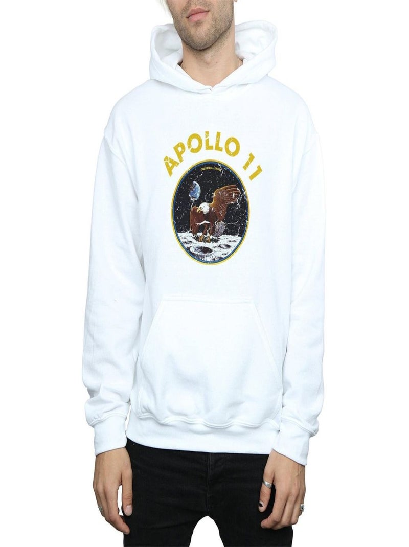 NASA - Sweat à capuche CLASSIC APOLLO Blanc - Kiabi