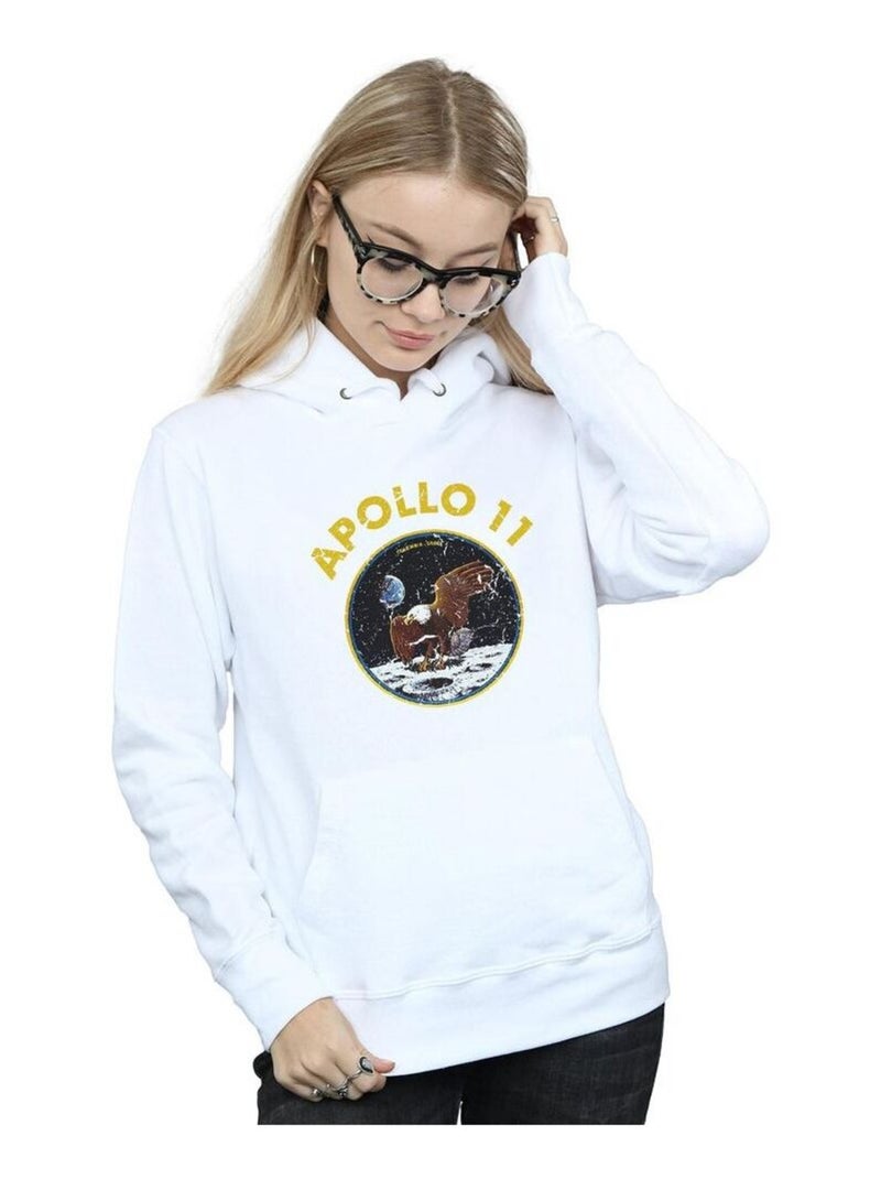 NASA - Sweat à capuche CLASSIC APOLLO Blanc - Kiabi