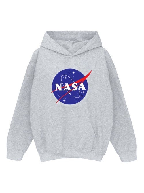 NASA - Sweat à capuche motif/style insigne - Kiabi