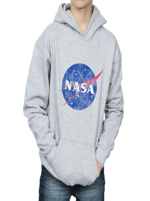 NASA - Sweat à capuche motif/style insigne - Kiabi