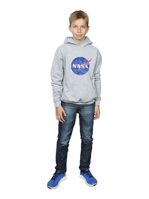 NASA - Sweat à capuche motif/style insigne - Kiabi