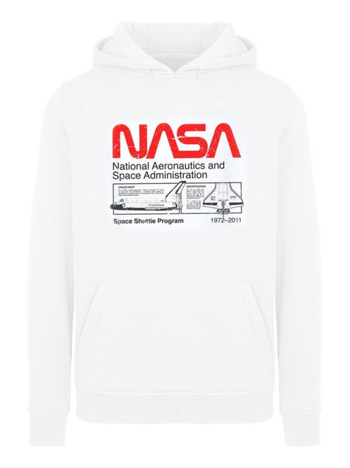 NASA - Sweat à capuche motif/style navette spatiale - Kiabi
