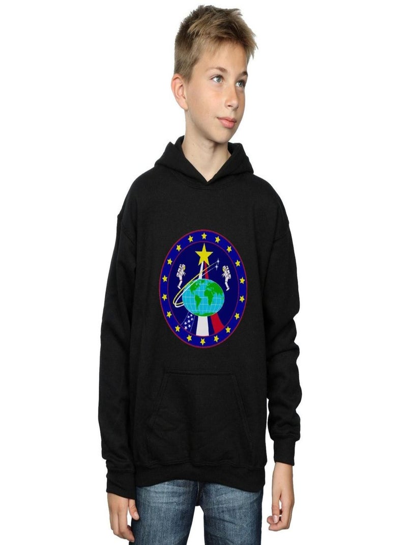 NASA - Sweat à capuche Noir - Kiabi