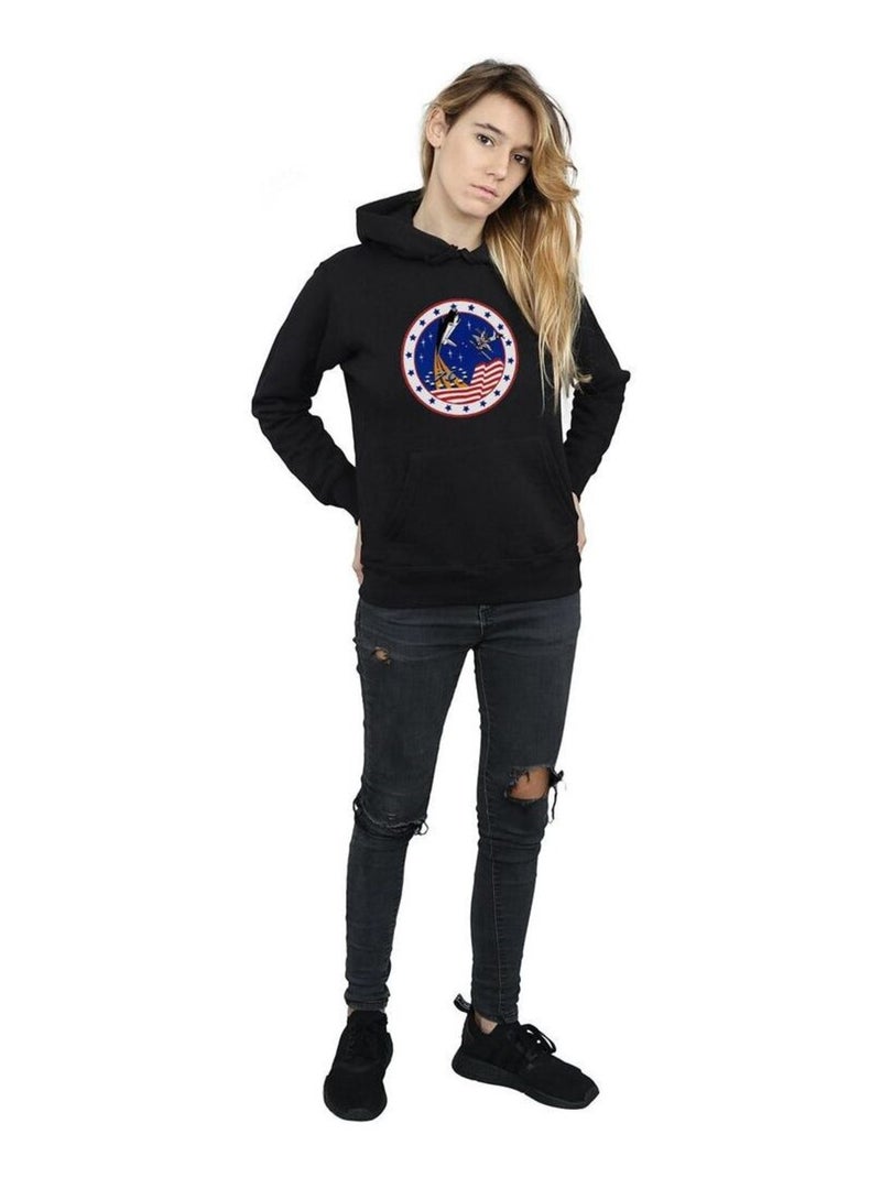 NASA - Sweat à capuche ROCKET Noir - Kiabi