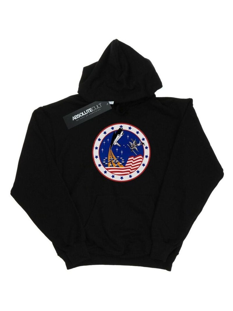 NASA - Sweat à capuche ROCKET Noir - Kiabi