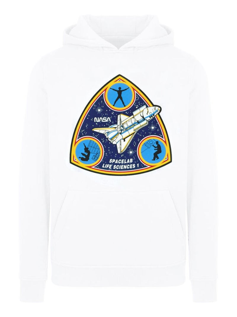 NASA - Sweat à capuche SPACELAB LIFE SCIENCE Blanc - Kiabi