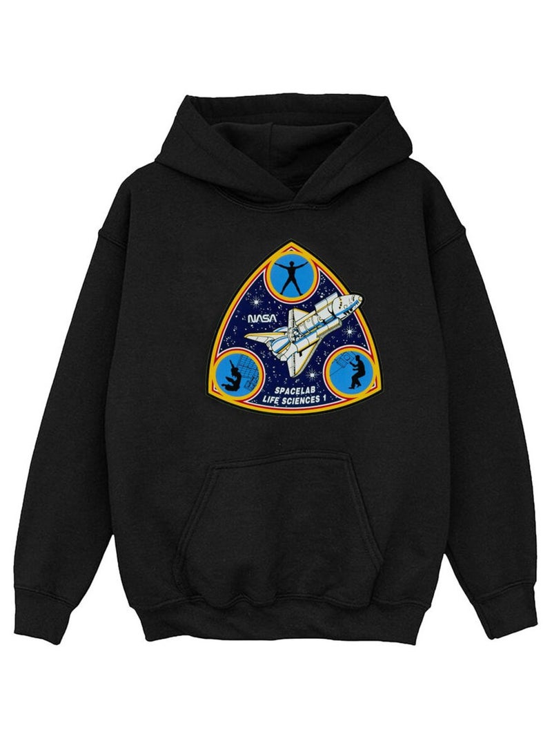 NASA - Sweat à capuche SPACELAB LIFE SCIENCE Noir - Kiabi
