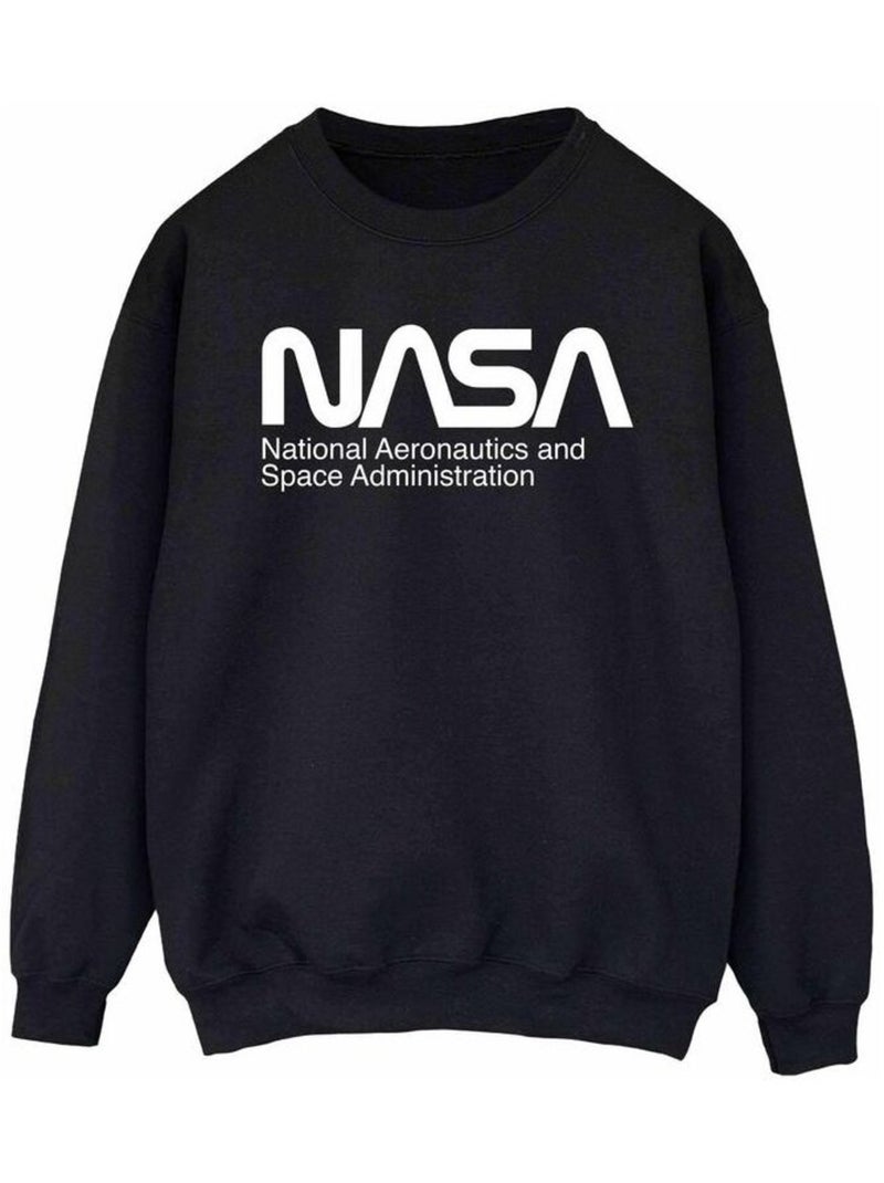 NASA - Sweat AERONAUTICS AND SPACE Noir - Kiabi