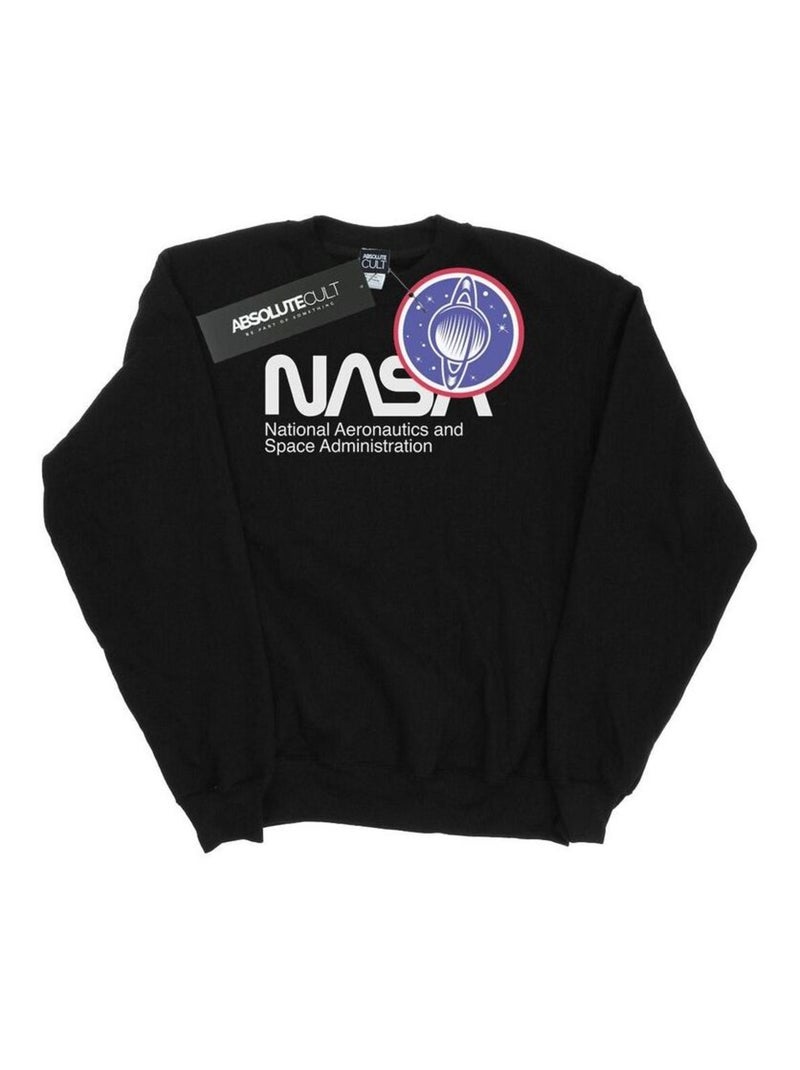 NASA - Sweat AERONAUTICS AND SPACE Noir - Kiabi
