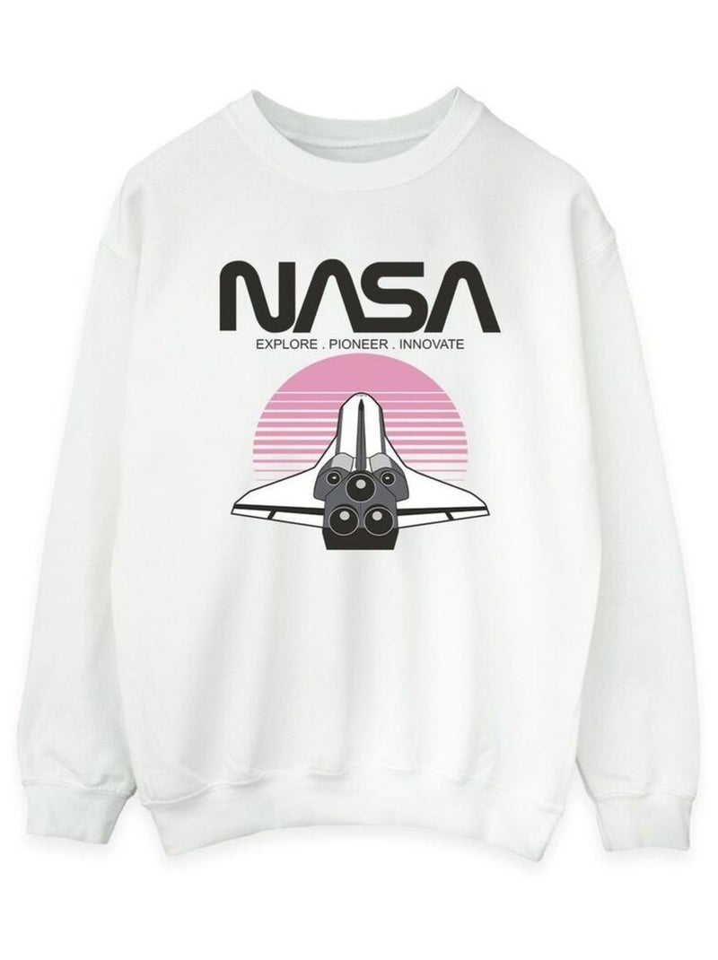 NASA - Sweat Blanc - Kiabi