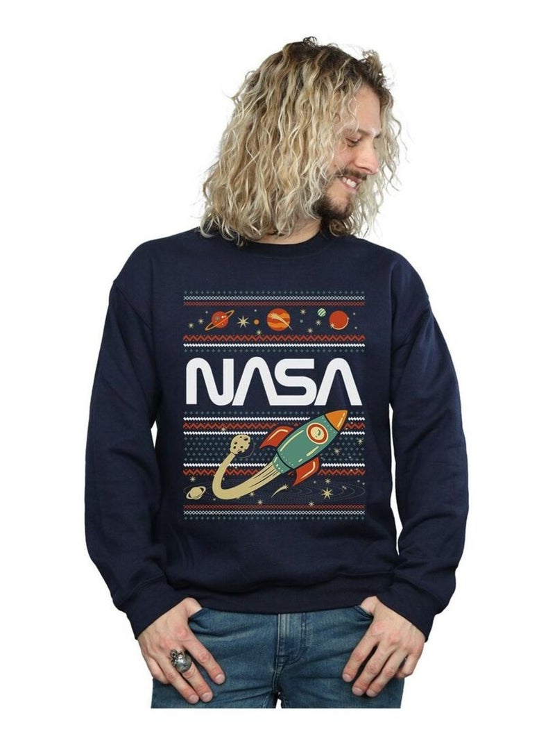 NASA - Sweat Bleu marine - Kiabi