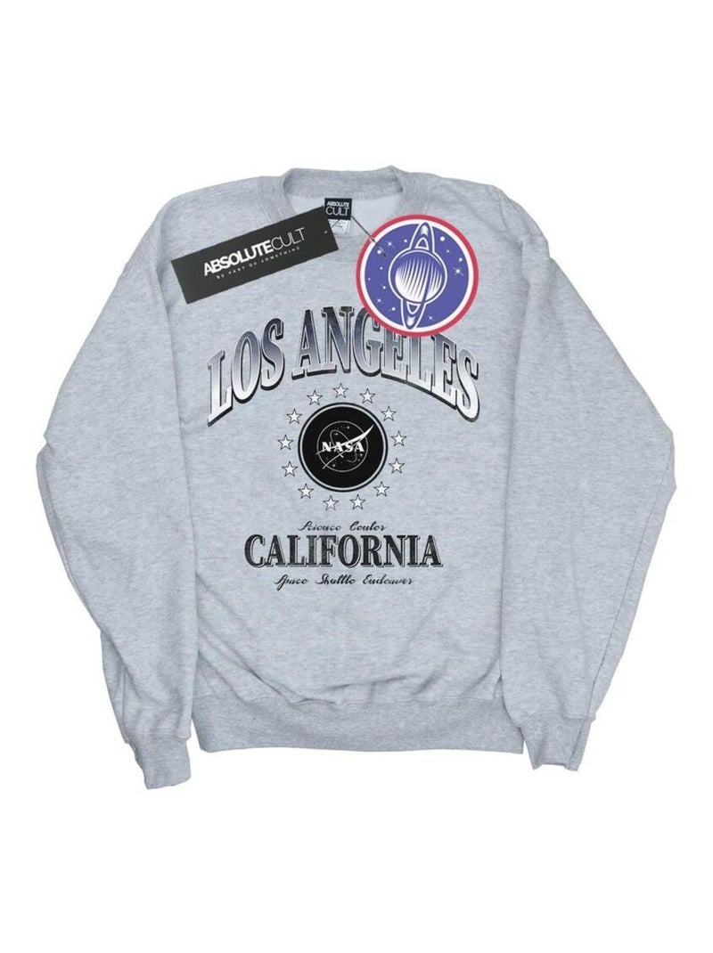 NASA - Sweat CALIFORNIA SCIENCE CENTRE Gris chiné - Kiabi