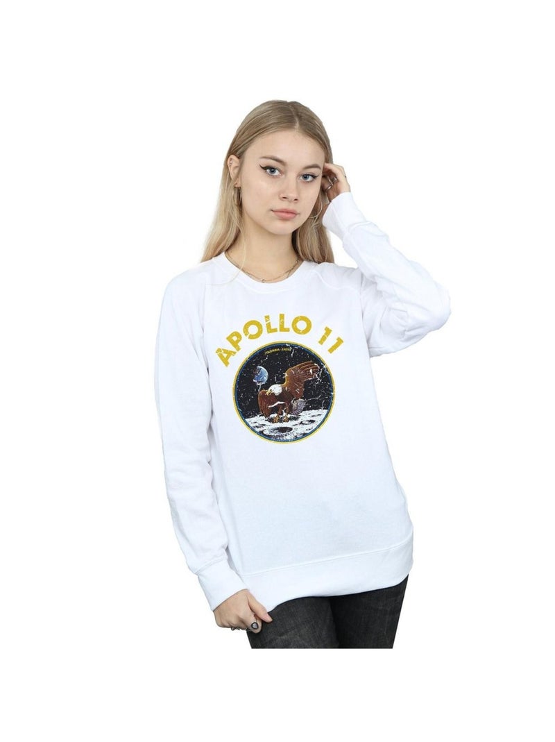 NASA - Sweat CLASSIC APOLLO Blanc - Kiabi