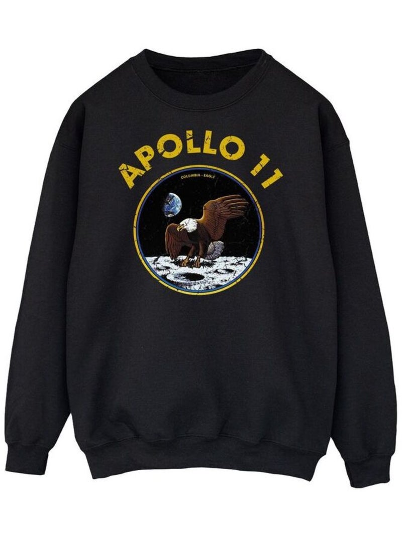NASA - Sweat CLASSIC APOLLO Noir - Kiabi