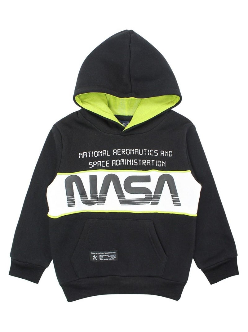 Nasa - Sweat garçon imprimé logo Noir - Kiabi