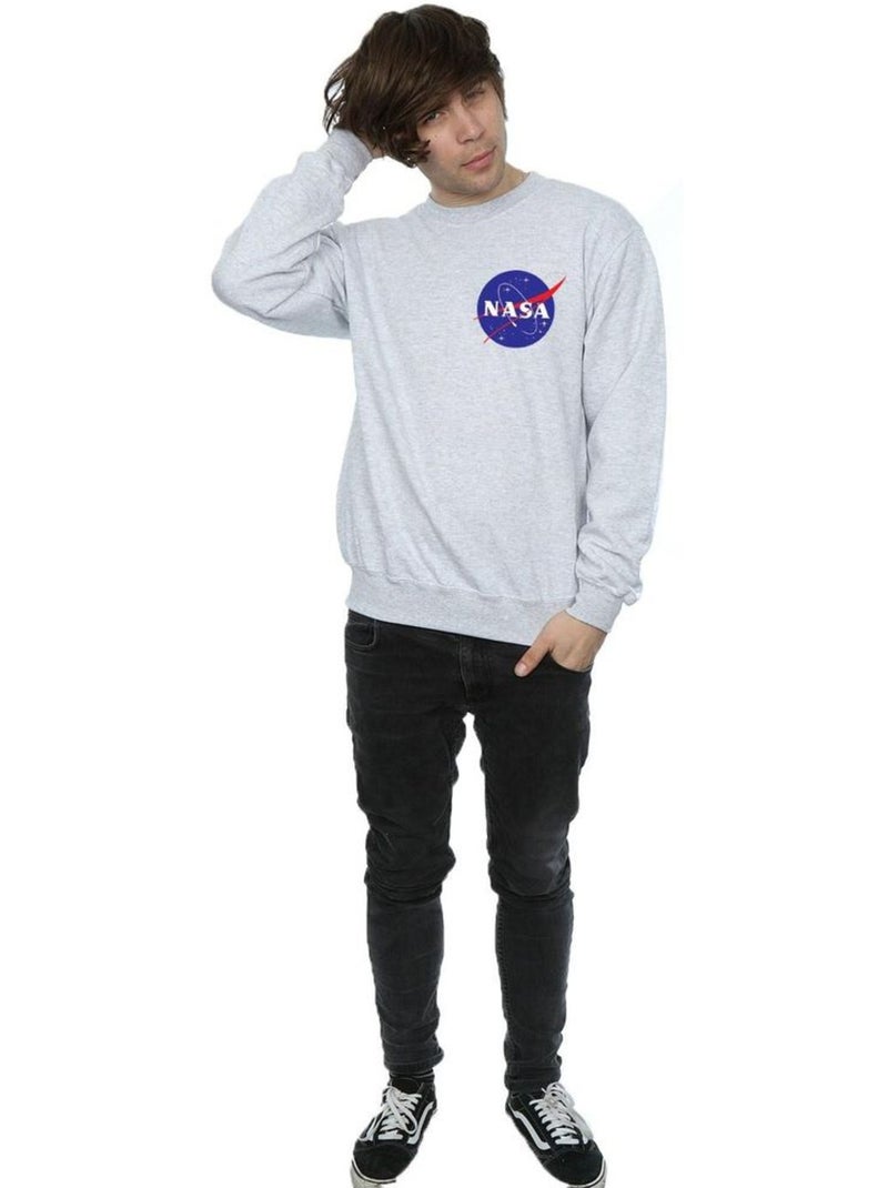 NASA - Sweat Gris chiné - Kiabi