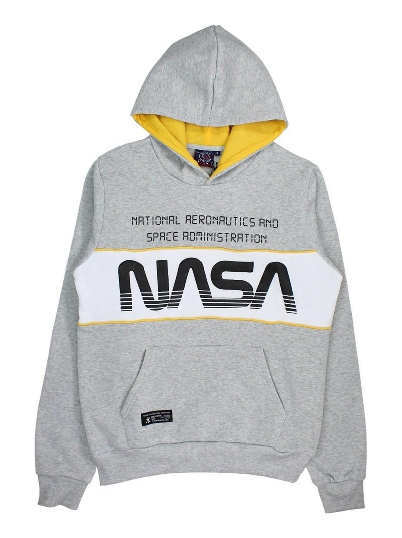 Nasa - Sweat homme imprimé logo Gris - Kiabi