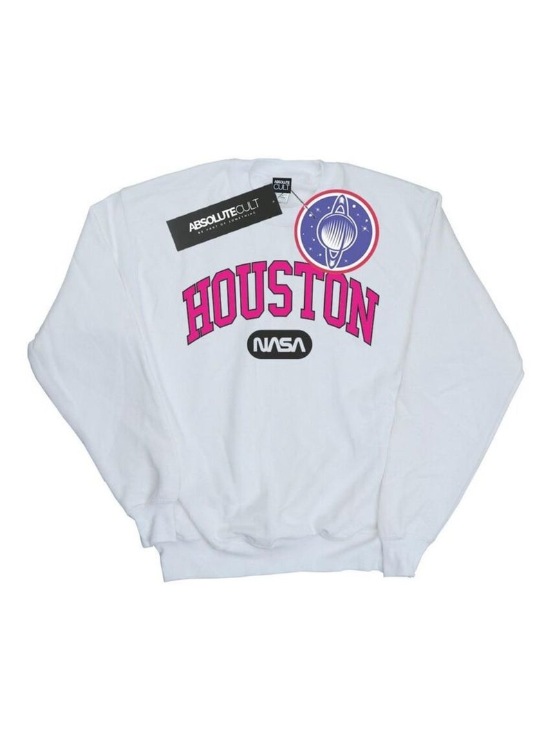 NASA - Sweat HOUSTON Blanc - Kiabi