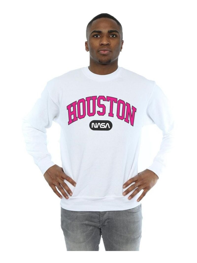 NASA - Sweat HOUSTON Blanc - Kiabi