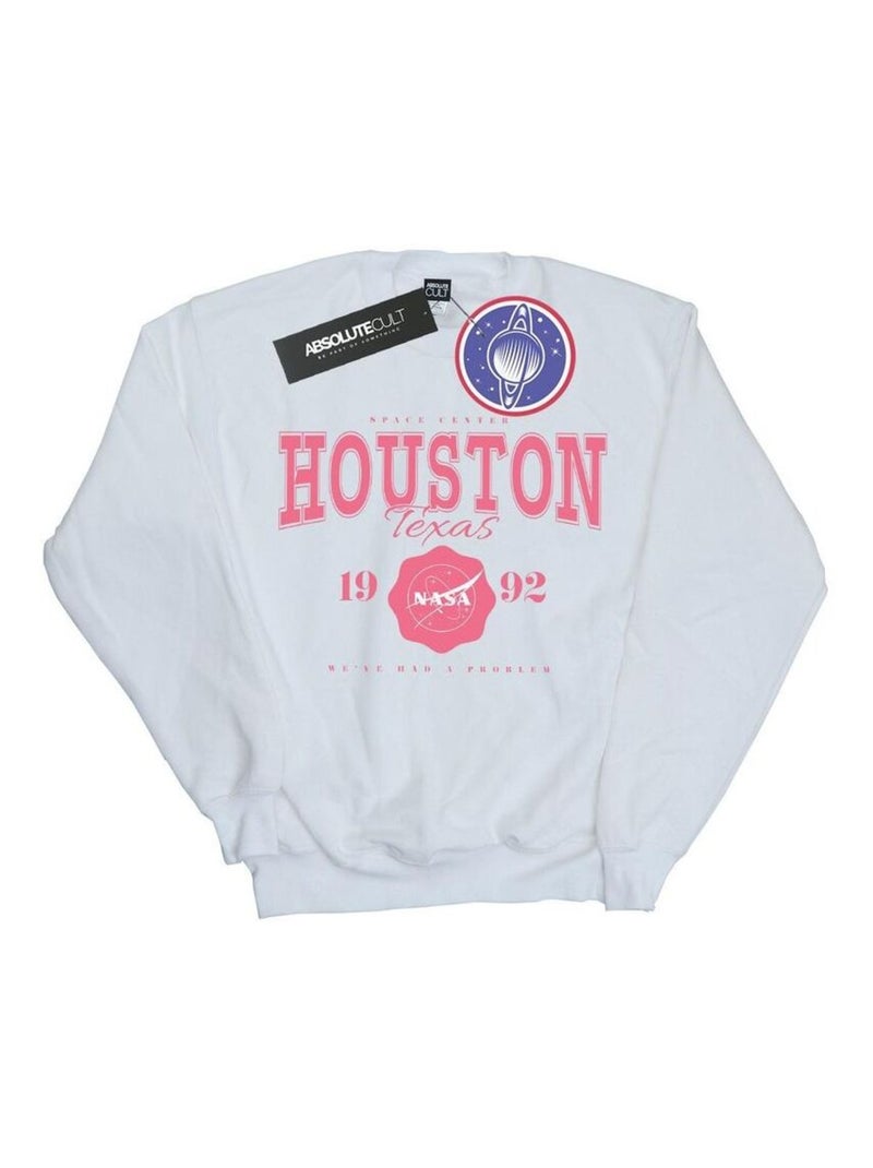 NASA - Sweat HOUSTON WE'VE HAD A PROBLEM Blanc - Kiabi