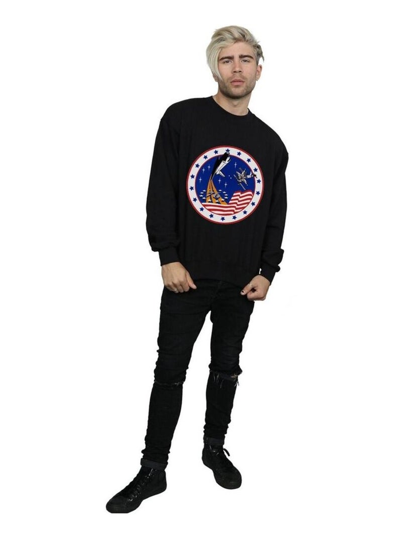 NASA - Sweat ROCKET Noir - Kiabi