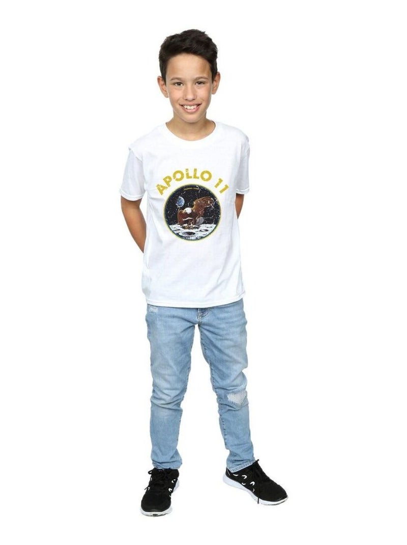 NASA - T-shirt APOLLO Blanc - Kiabi