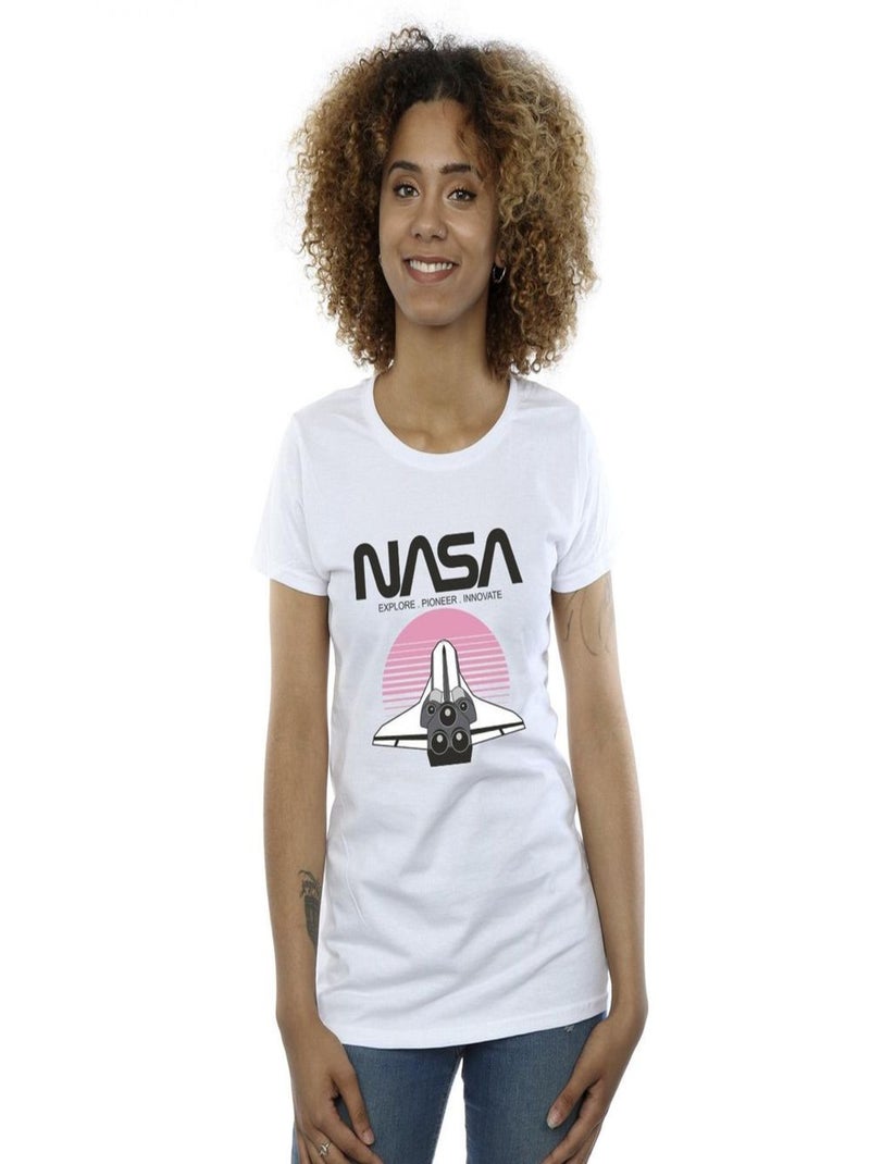 NASA - T-shirt Blanc - Kiabi