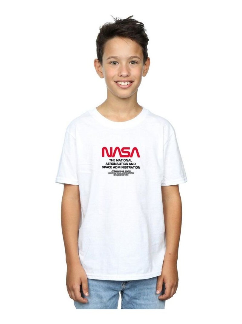 NASA - T-shirt Blanc - Kiabi