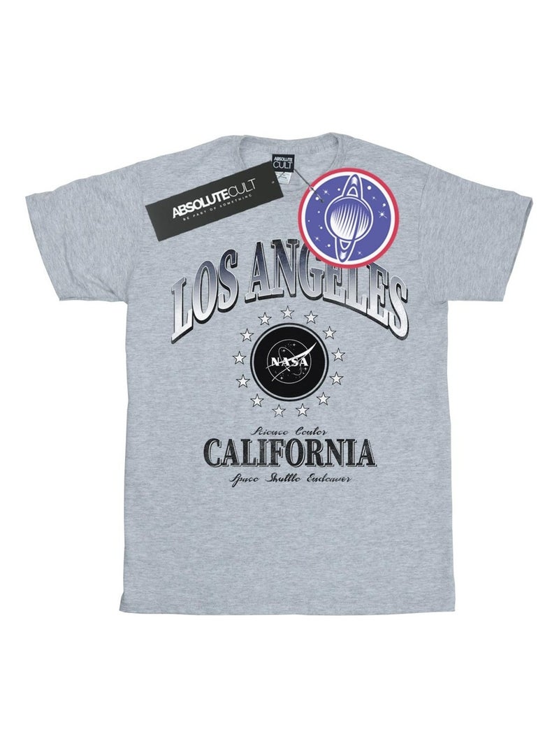 NASA - T-shirt CALIFORNIA SCIENCE CENTRE Gris chiné - Kiabi