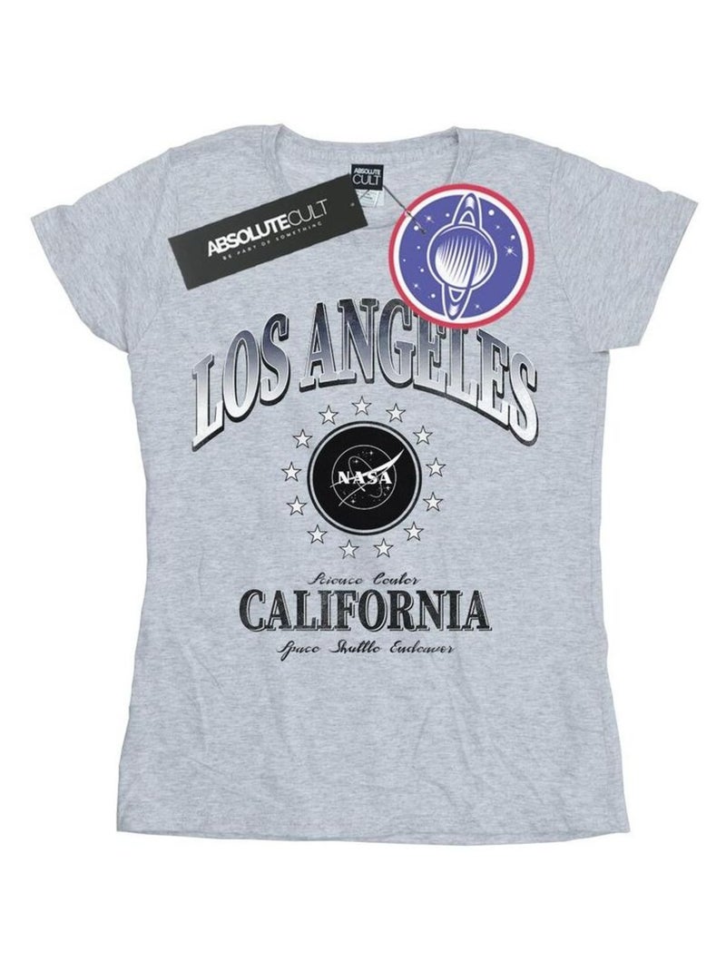 NASA - T-shirt CALIFORNIA SCIENCE CENTRE Gris chiné - Kiabi